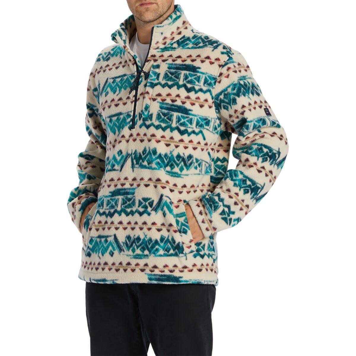 Billabong Boundary Mock Neck Sweater - Men's Bone, M