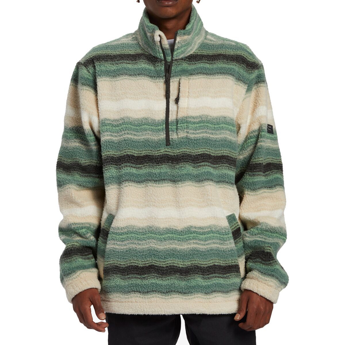 Billabong Boundary Mock Neck Sweater - Men's Matcha, S
