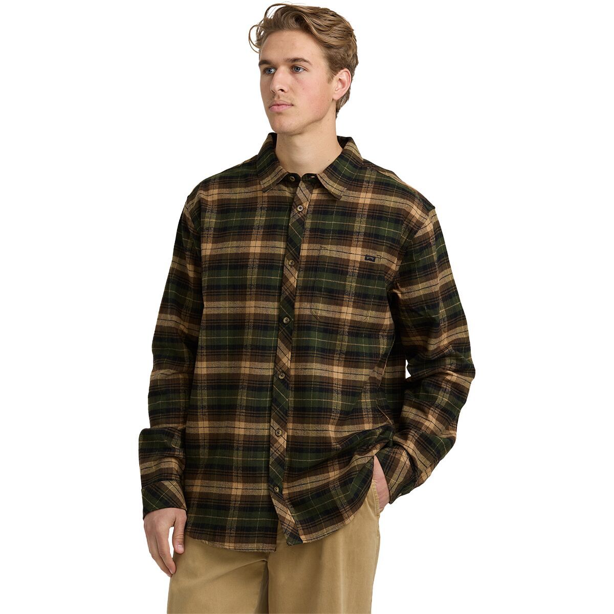 Image of Billabong Coastline Flannel - Men's Faded Rose, S