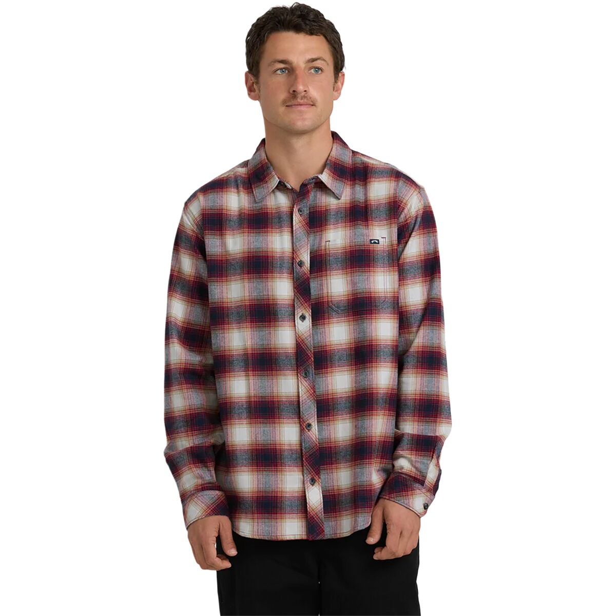 Image of Billabong Coastline Flannel - Men's Plum, M