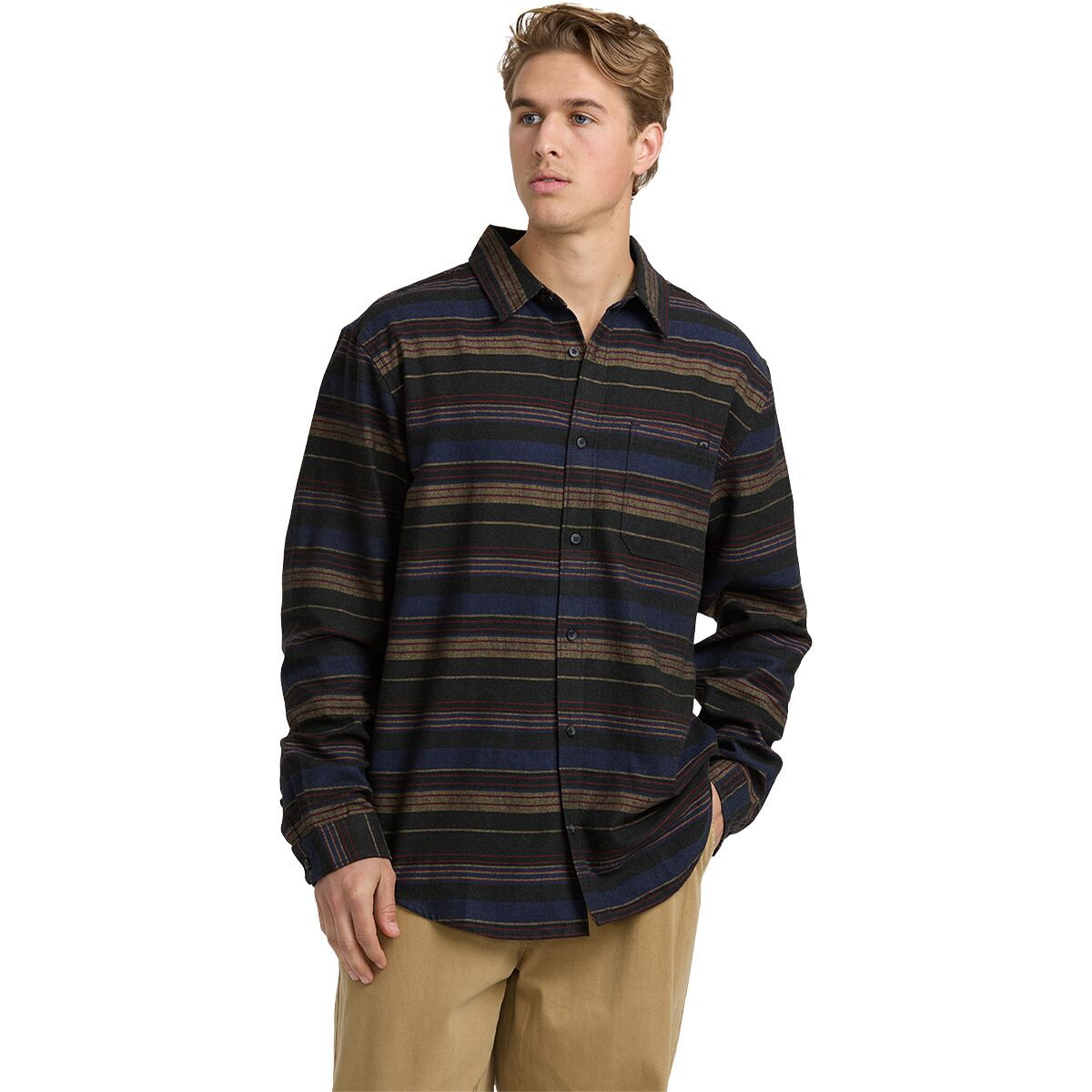 Image of Billabong Coastline Flannel - Men's Satellite, M