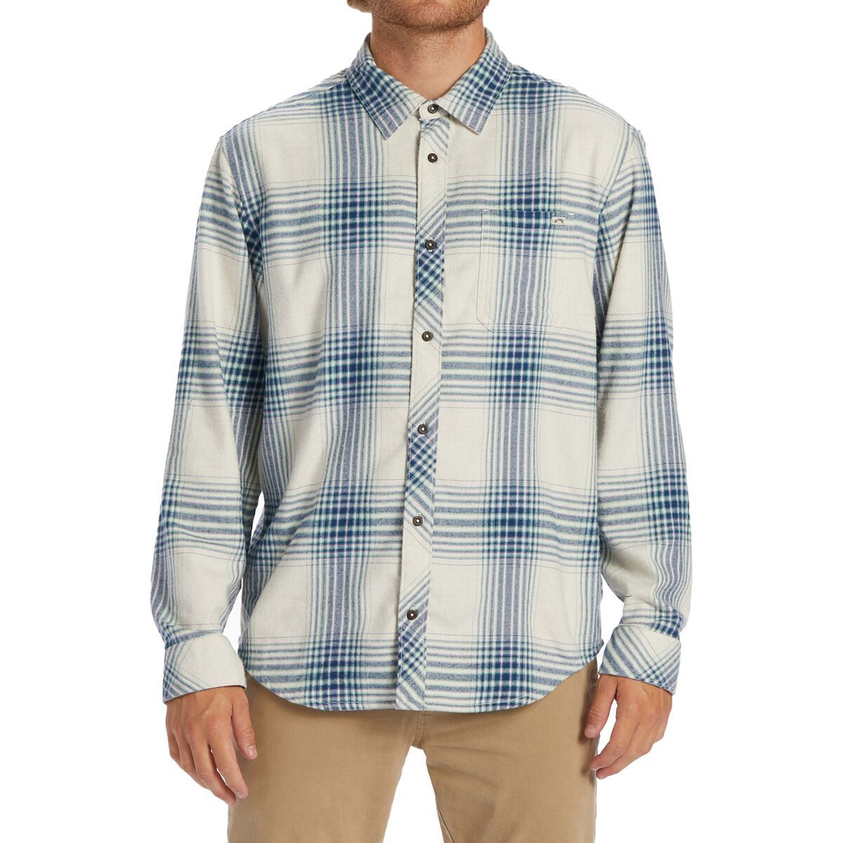 Image of Billabong Coastline Flannel - Men's Stone, S