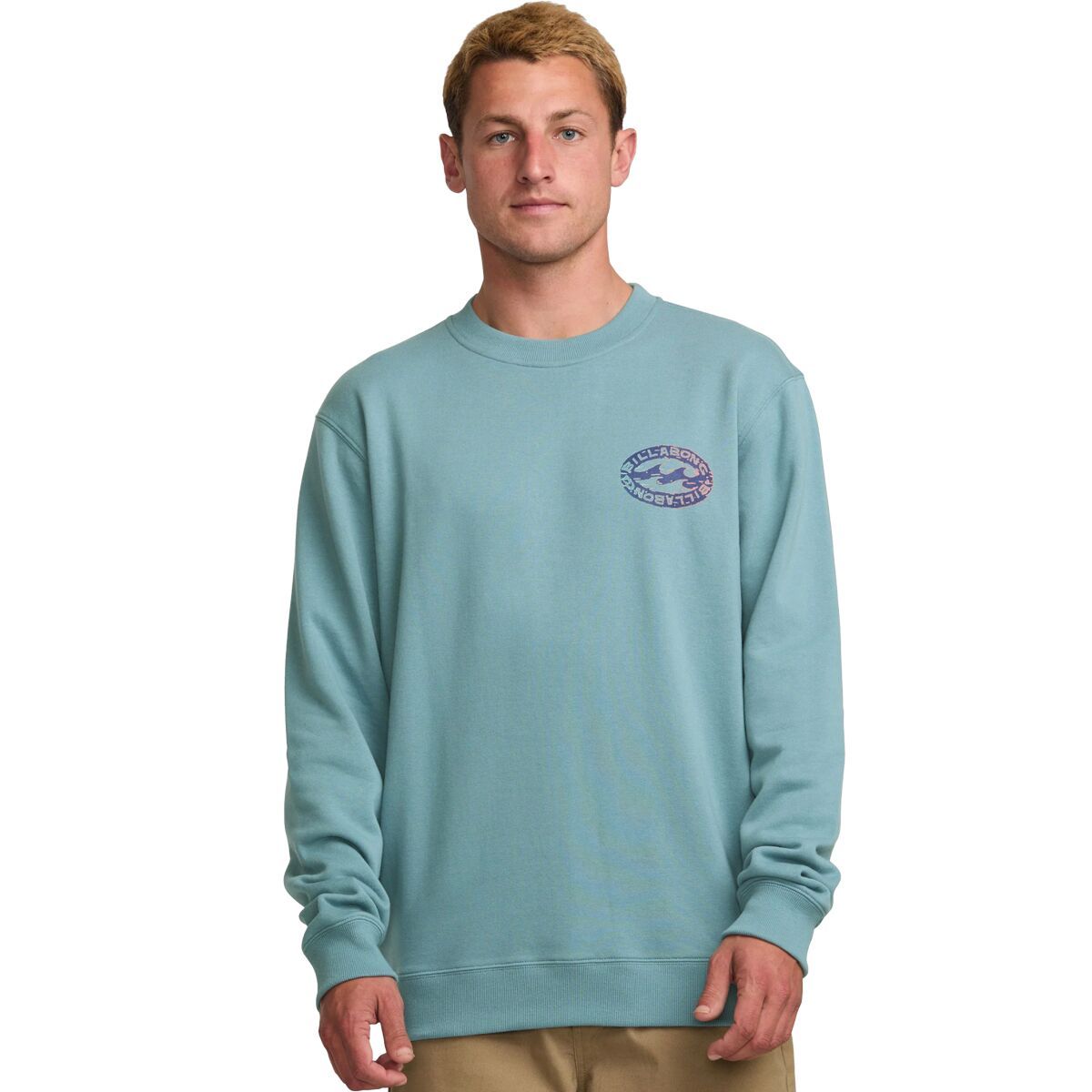 Billabong Short Sands Crew Sweatshirt - Men's Washed Blue, S