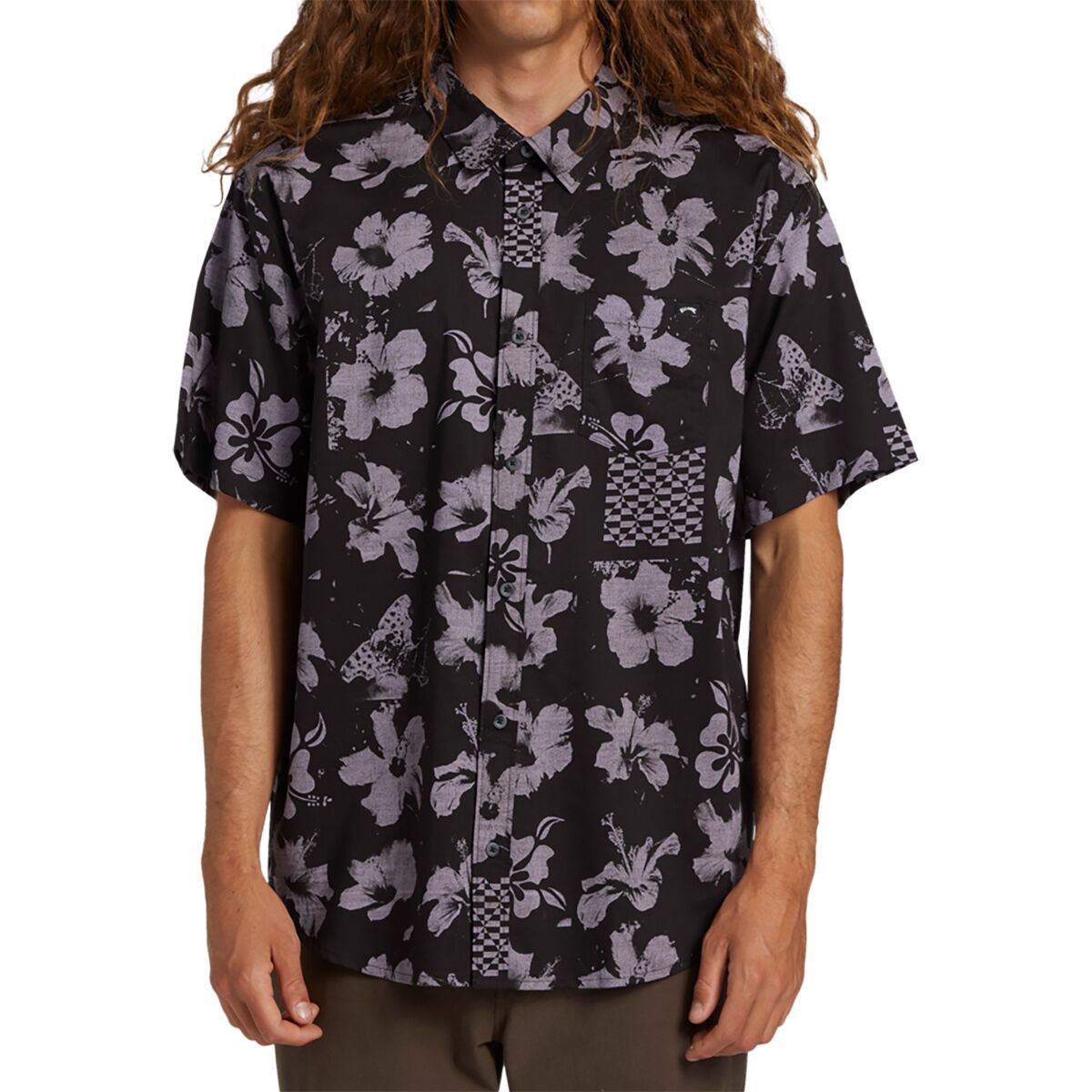Billabong Sundays Short-Sleeve Shirt - Men's Purple Ash, M