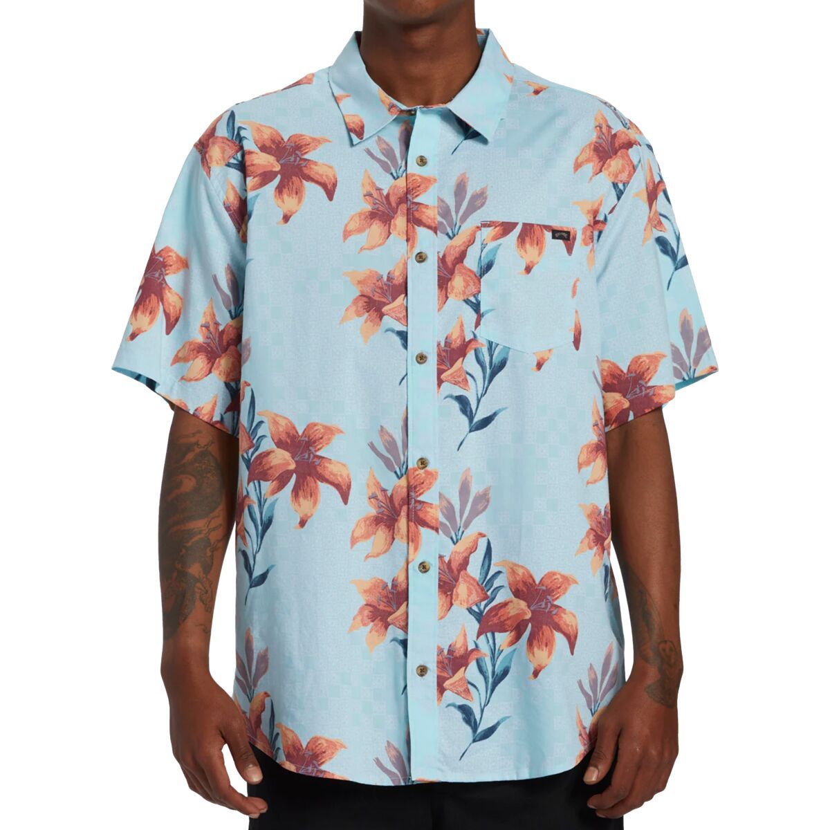 Billabong Sundays Short-Sleeve Shirt - Men's Splash, S