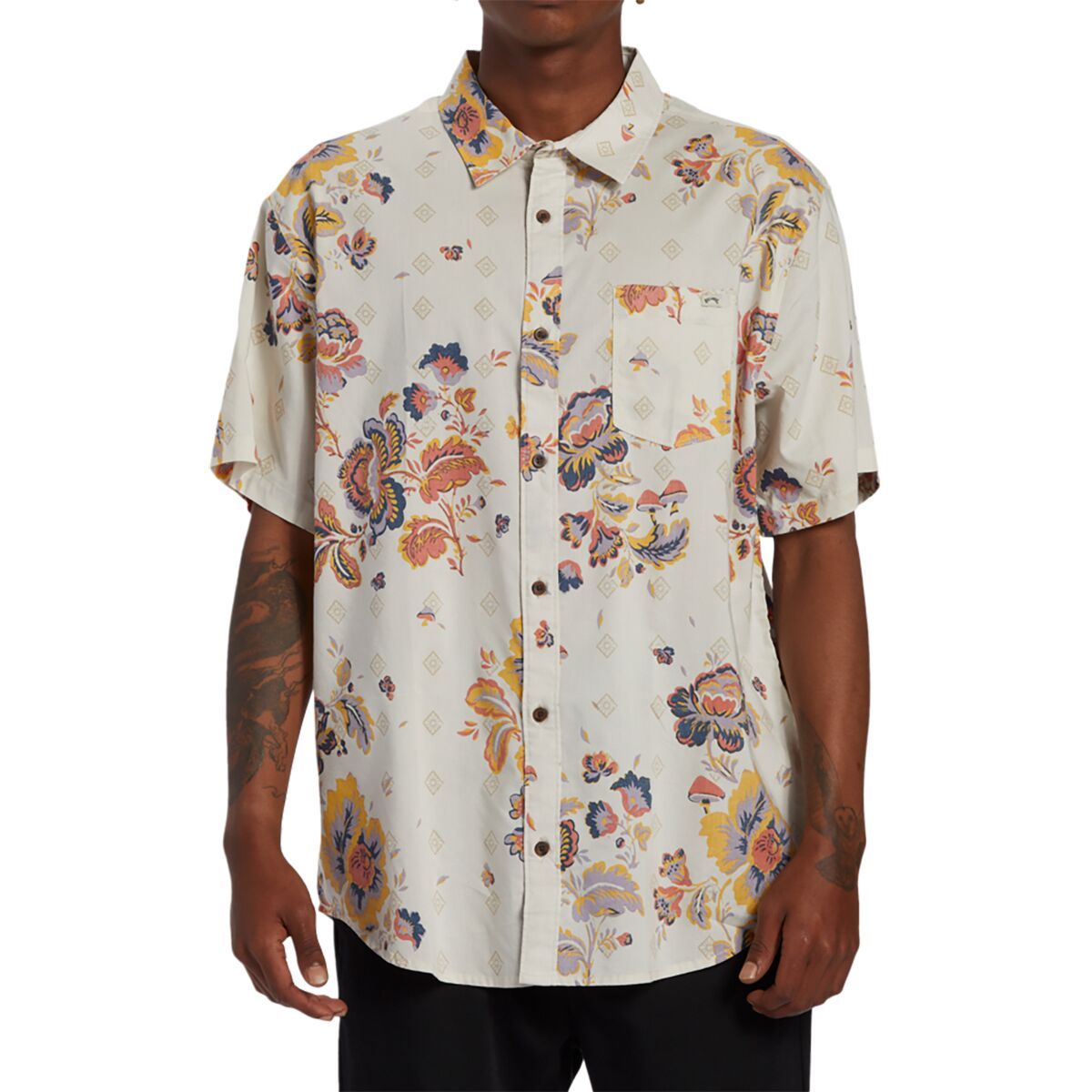 Billabong Sundays Short-Sleeve Shirt - Men's Seafoam, L