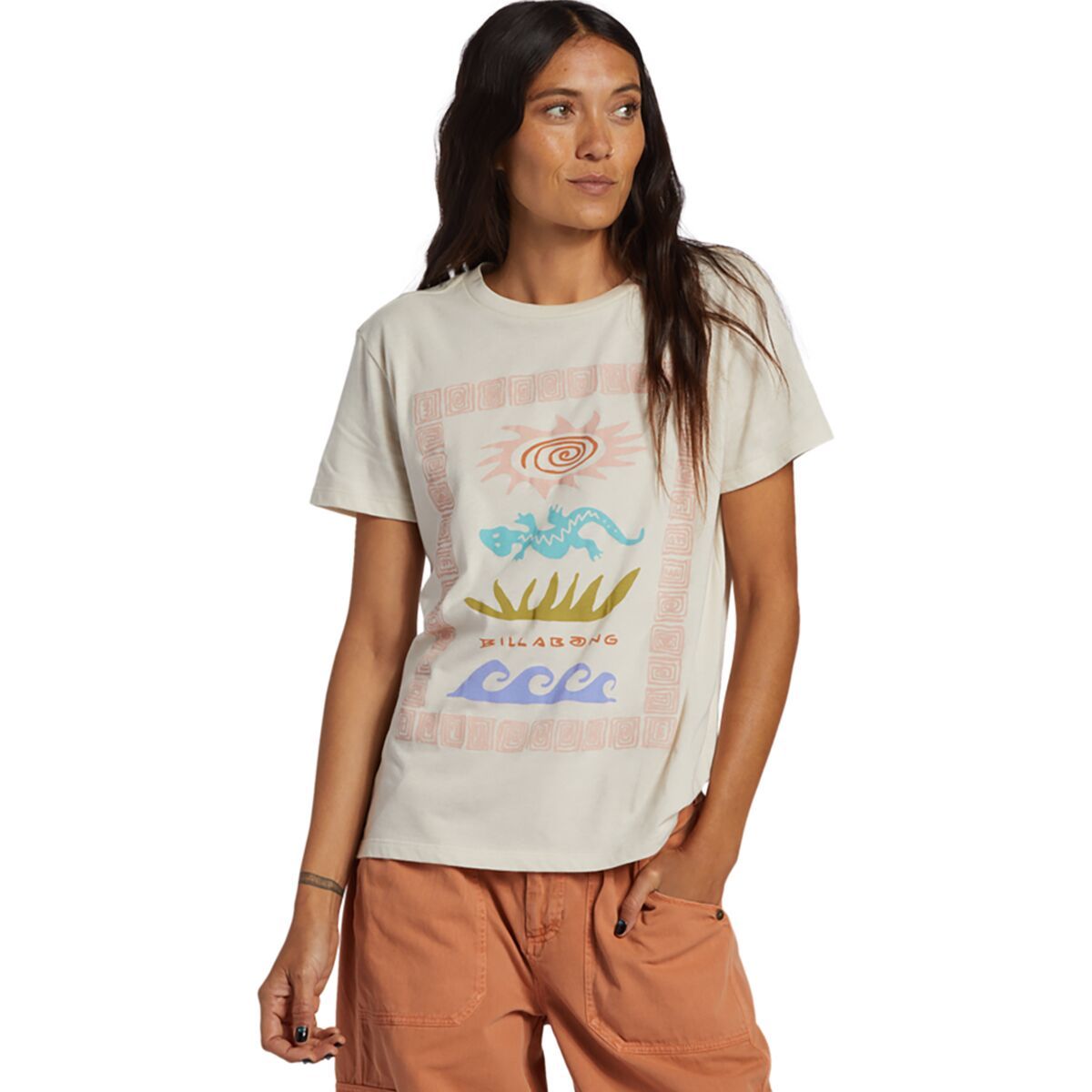 Billabong A/Div Short-Sleeve T-Shirt - Women's White Cap 1, S/8