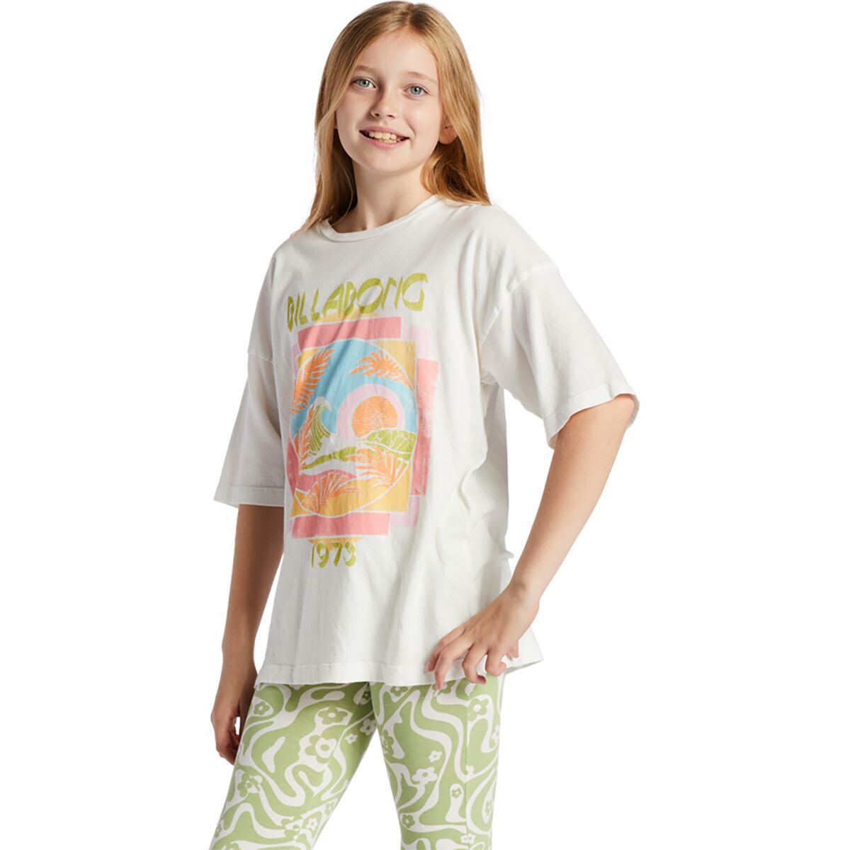 Billabong Under The Palms Top - Girls' Salt Crystal, L