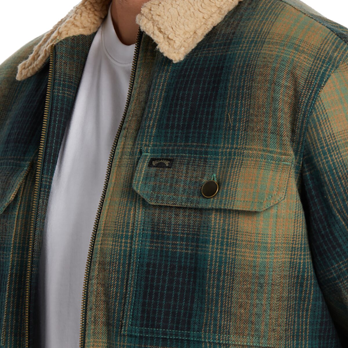 Billabong Barlow Sherpa Jacket Men s Clothing