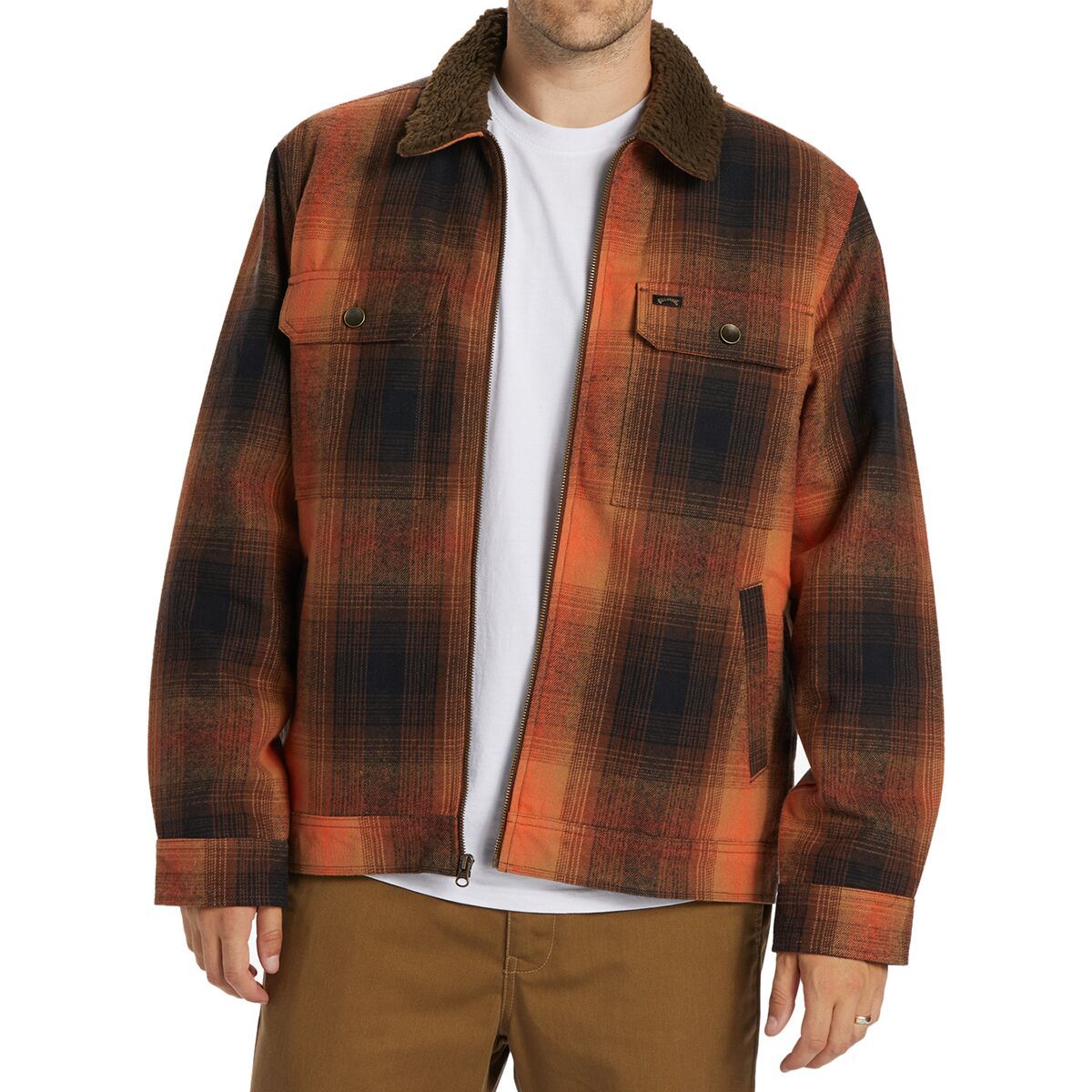 Image of Billabong Barlow Sherpa Jacket - Men's Java, XL