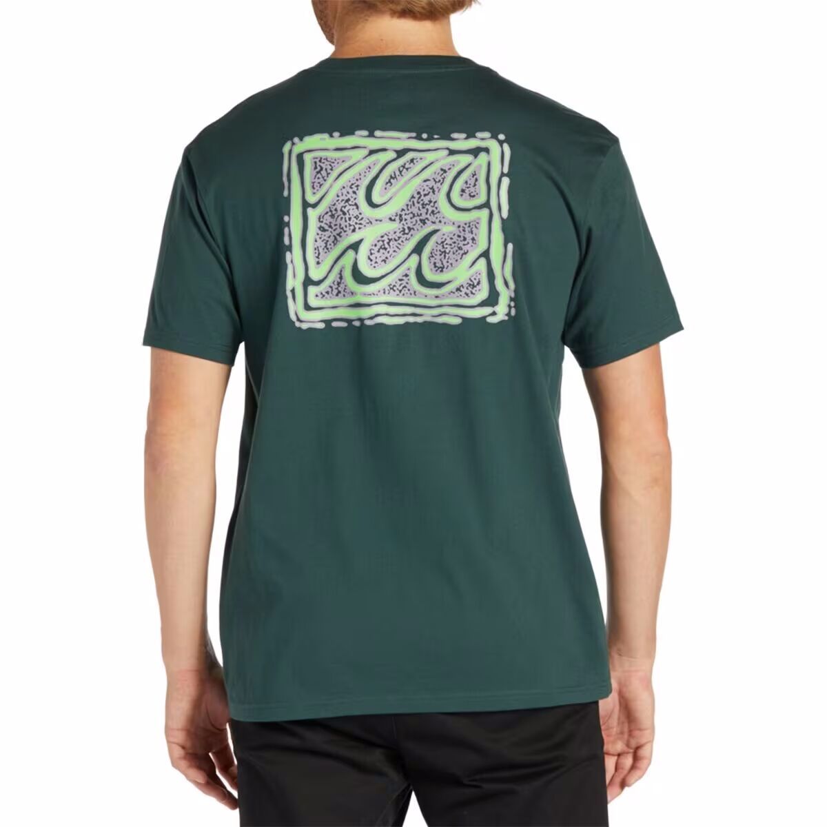 Billabong Crayon Wave Short-Sleeve Shirt - Men's Dark Forest, S