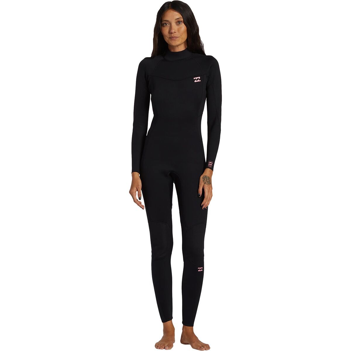 Image of Billabong 3/2mm Foil Back-Zip Wetsuit - Women's Black, M