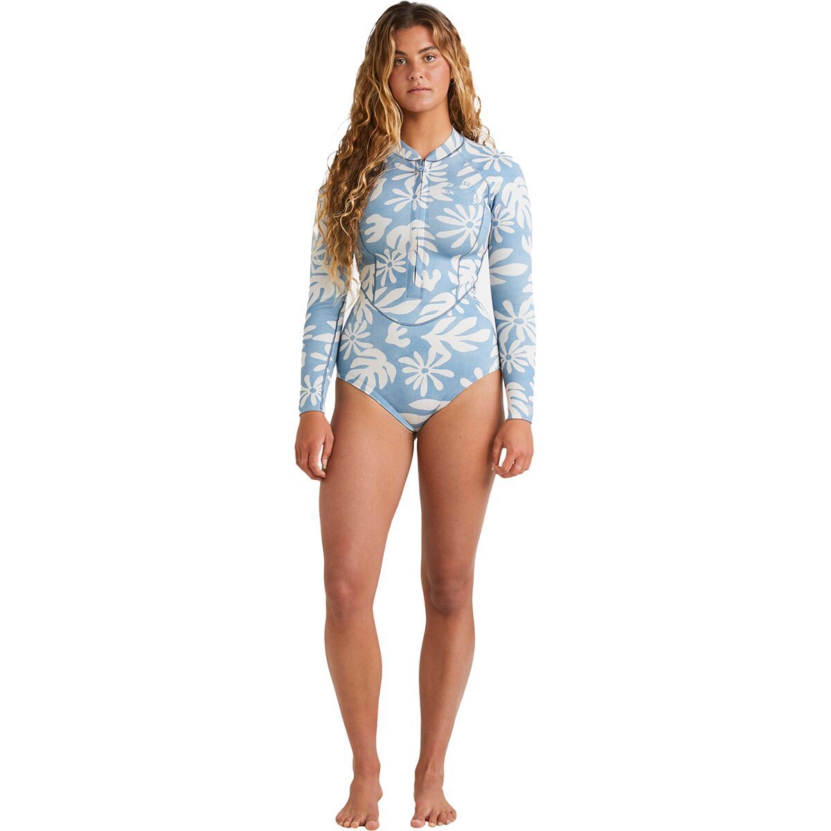 Billabong Salty Dayz Lite Natural Long-Sleeve Spring Wetsuit - Women's Blue Shadow, XL