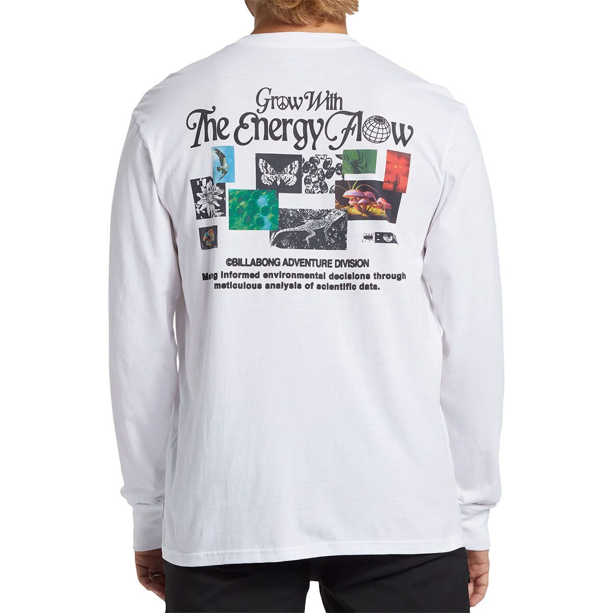 Image of Billabong Grow Long-Sleeve T-Shirt - Men's White, M