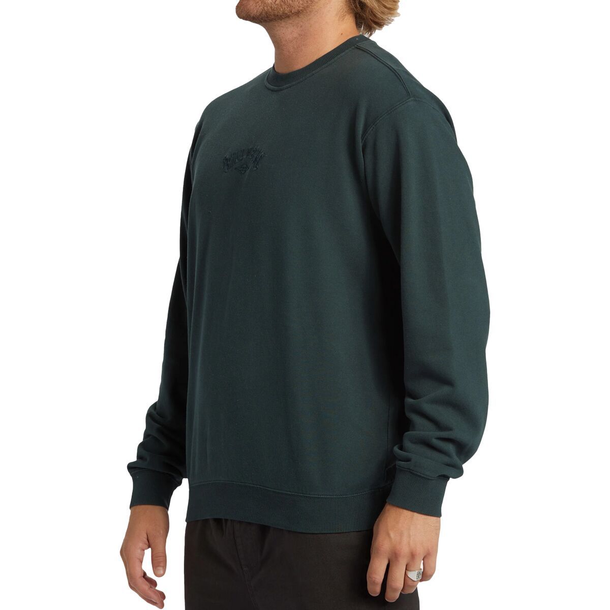 Image of Billabong Wave Washed Crewneck Sweatshirt - Men's Forest Green, L