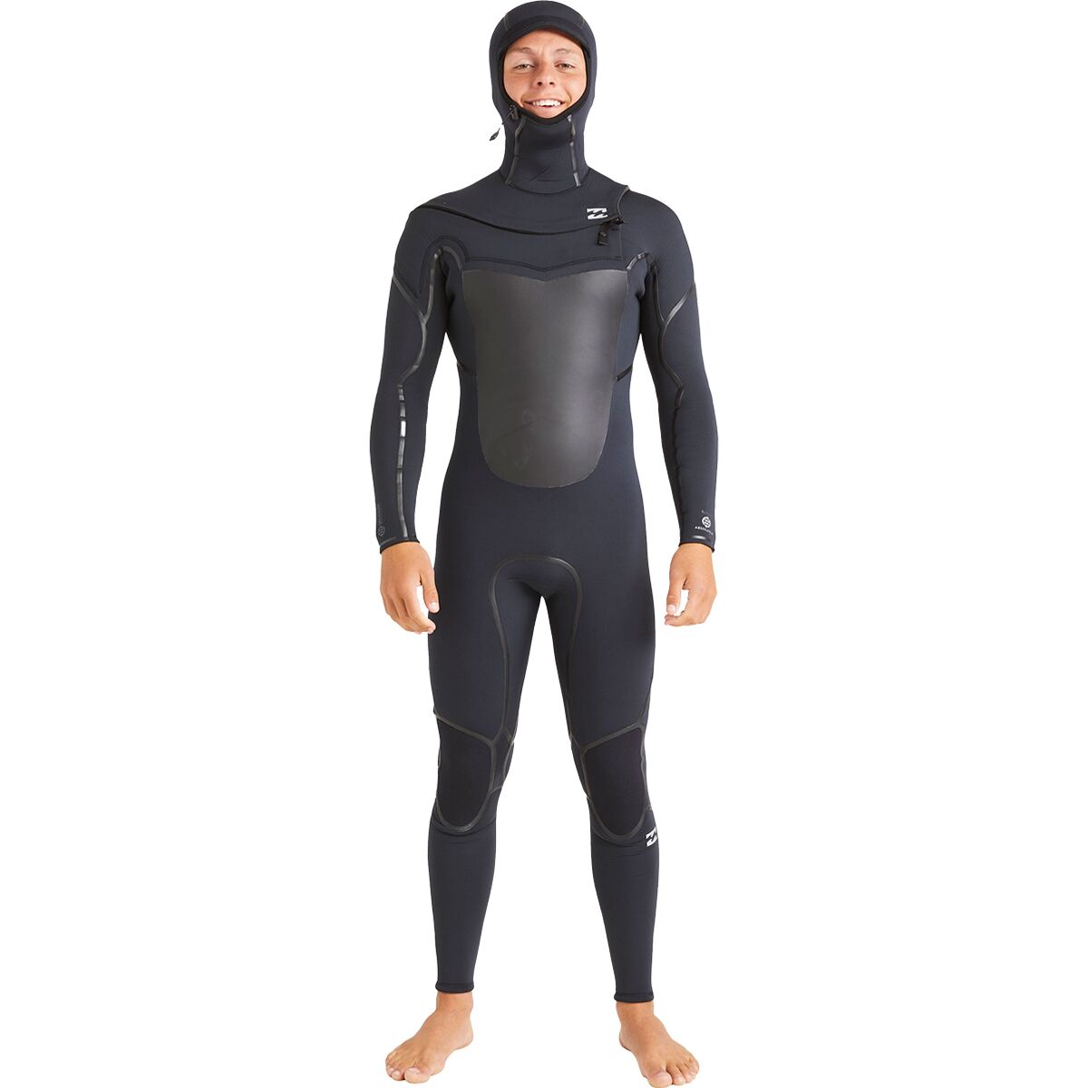 Image of Billabong 504 Absolute Natural + CZ Hooded Wetsuit - Men's Black, XXL