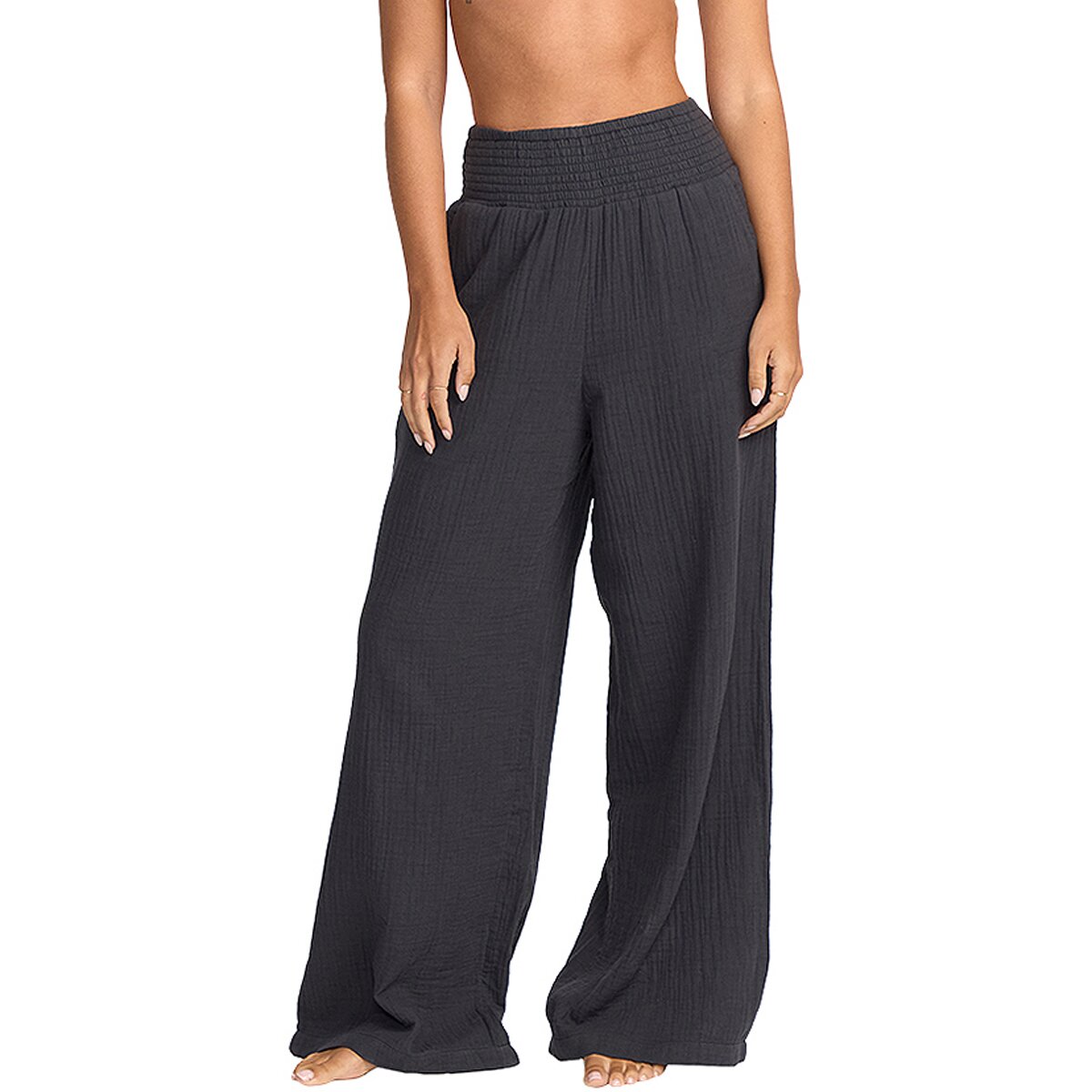 Image of Billabong New Waves Gauze Elastic Pant - Women's Blasted Blue, L