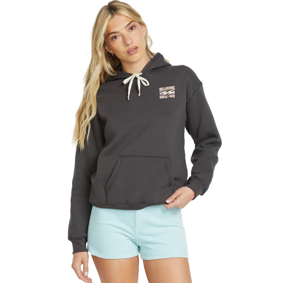 Billabong Nice Vibes Pullover Hoodie - Women's Off Black, XS