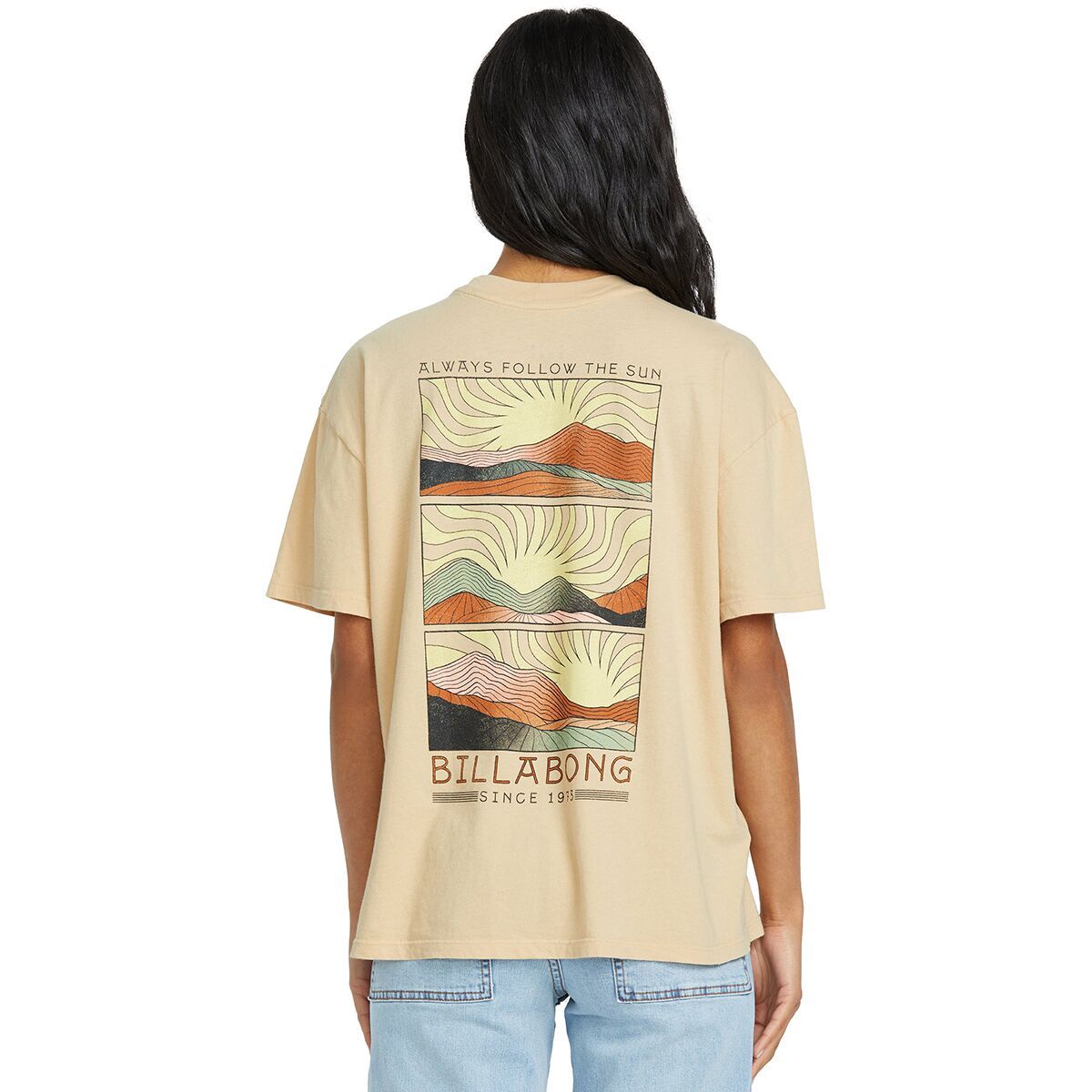 Billabong Sun Phased Short-Sleeve T-Shirt - Women's Khaki, L
