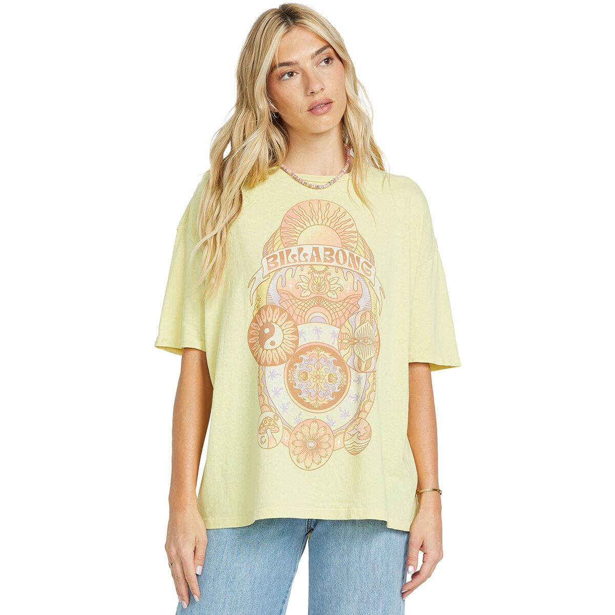 Billabong Surf Mandala Short-Sleeve T-Shirt - Women's Sunspell, M