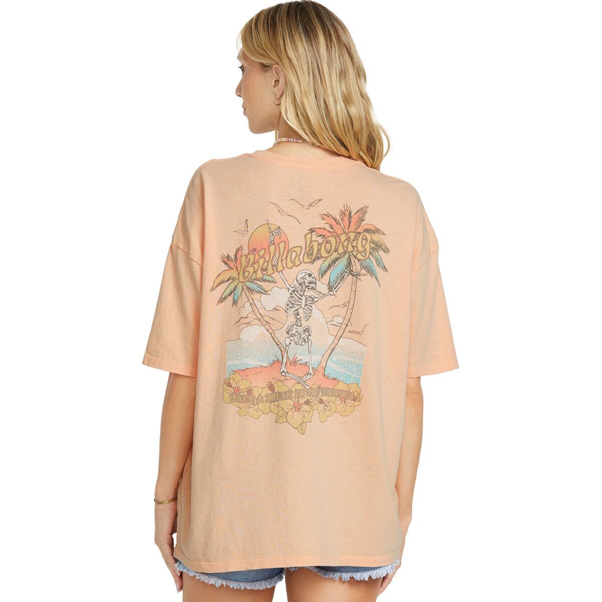 Billabong Take A Break Short-Sleeve T-Shirt - Women's Soft Peach, S