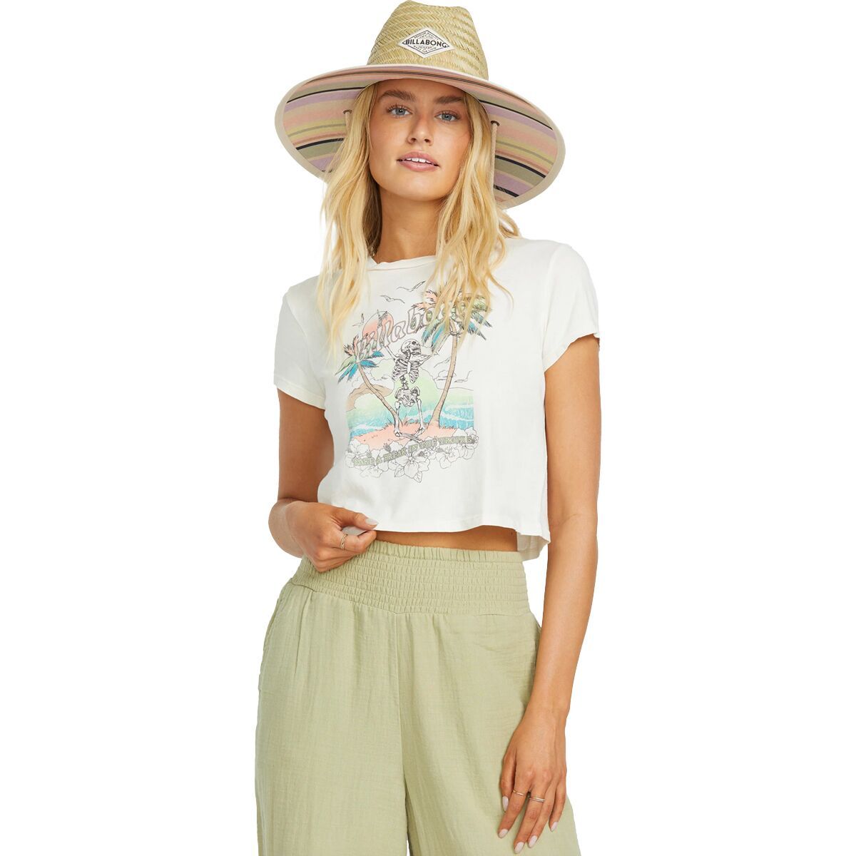 Billabong Tropic Break Short-Sleeve T-Shirt - Women's Whitecap, S