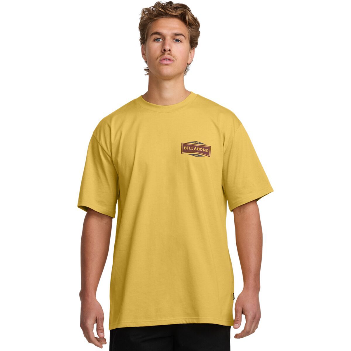 Billabong Shine Bright Regular Short-Sleeve T-Shirt - Men's Vintage Gold, XXL