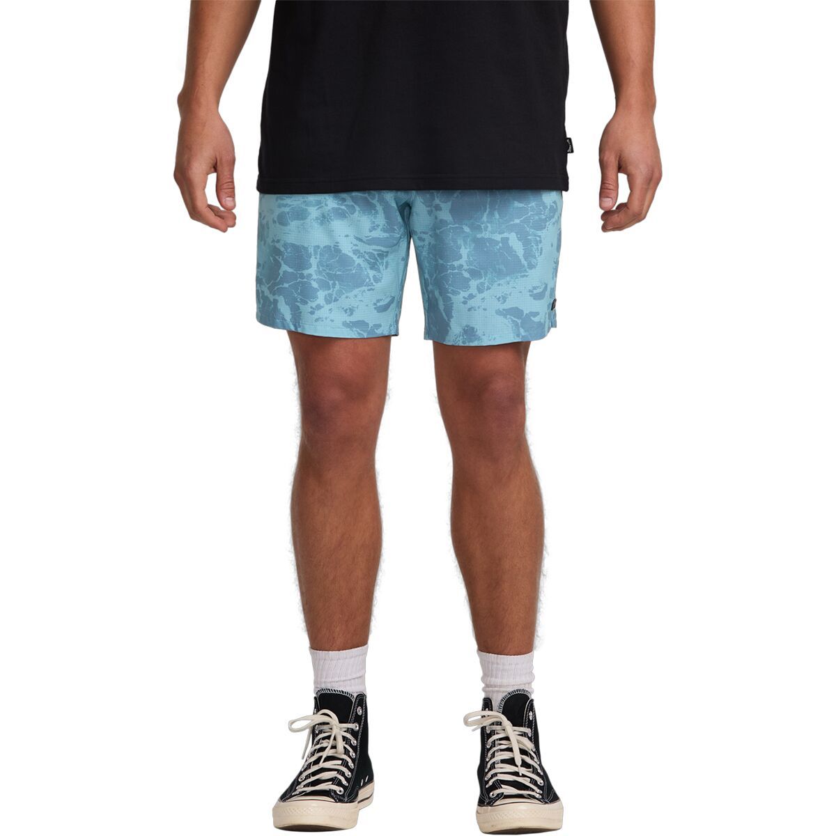 Image of Billabong Surftrek Perf Elastic Hybrid Short - Men's Glacier Blue, L