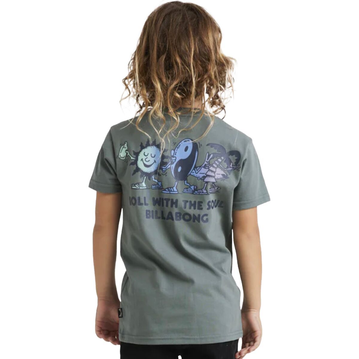 Billabong Roll Short-Sleeve Top - Toddlers' Dark Slate, 6