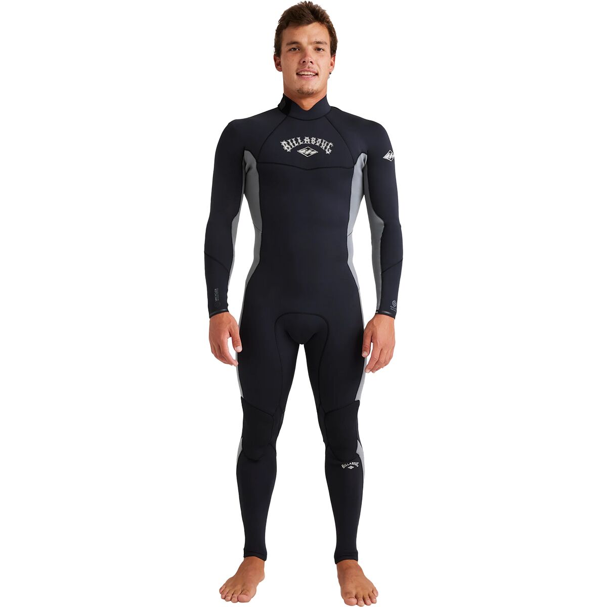 Image of Billabong 302 Absolute Natural Back-Zip Full Wetsuit - Men's Alloy, M