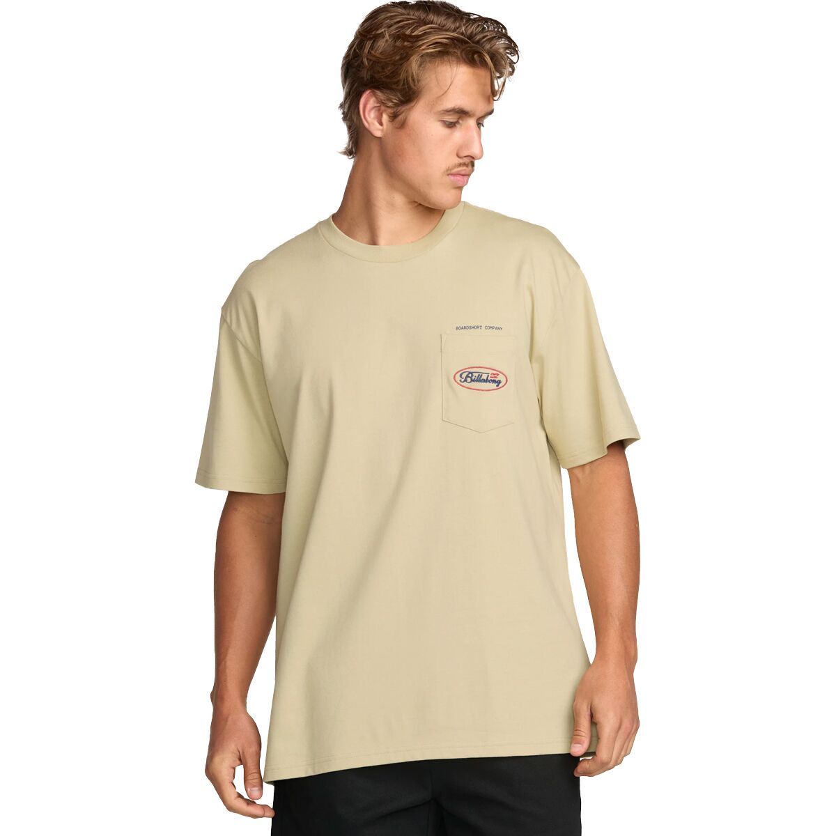 Billabong Bad Dog Pocket Regular T-Shirt - Men's Desert, S