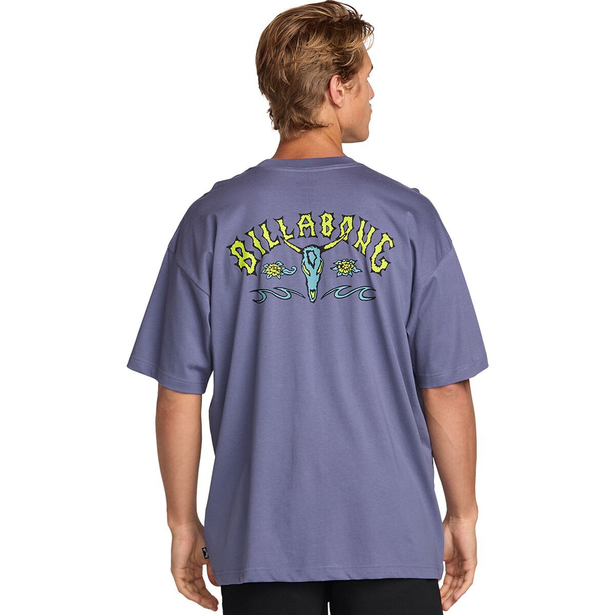 Billabong Raging Bull Regular T-Shirt - Men's Lavender, M
