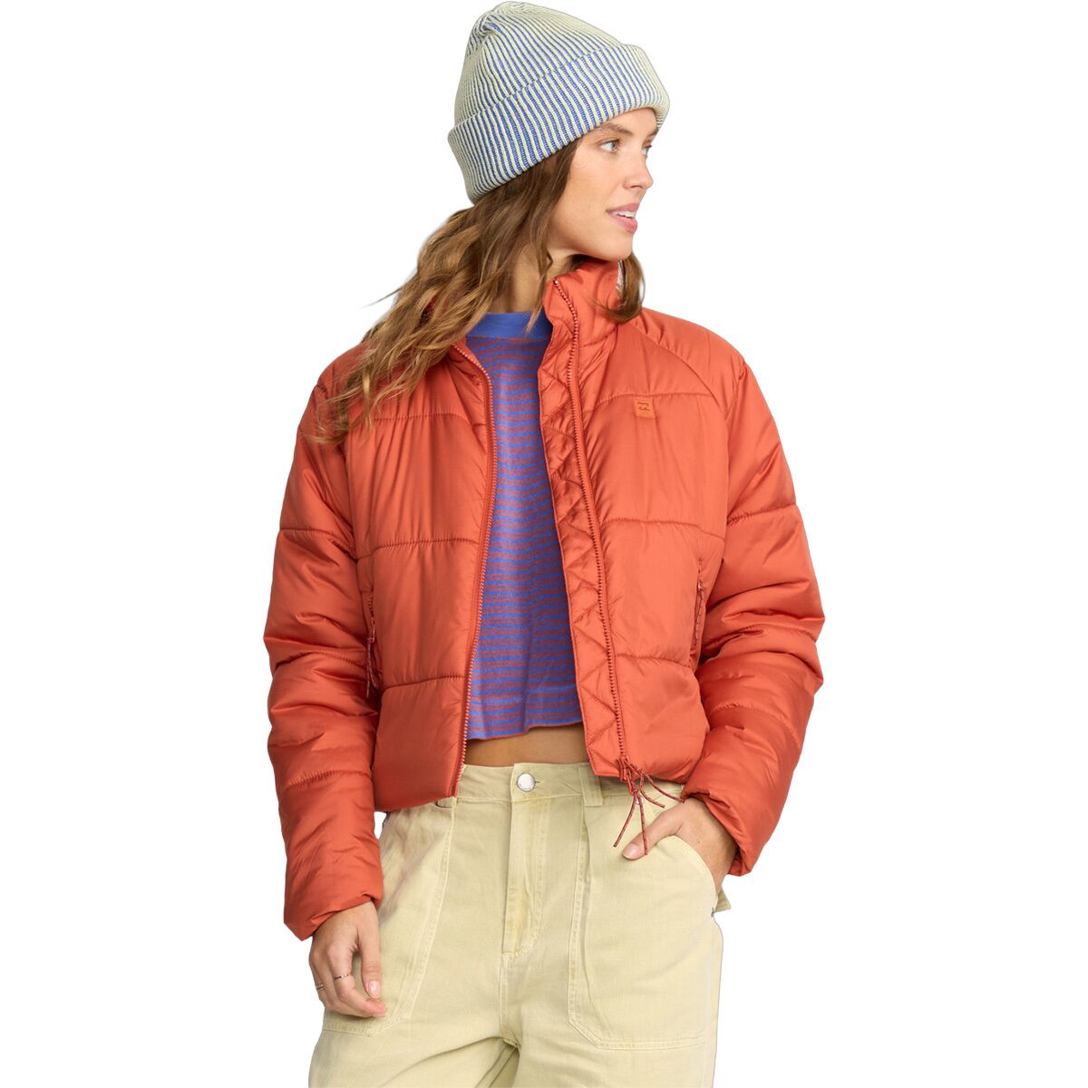 (取寄) ビラボン レディース ハイ ライン パファー ジャケット - ウィメンズ Billabong women High Line Puffer Jacket - Women's Brick Billabong High Line Puffer Jacket - Women's - Clothing