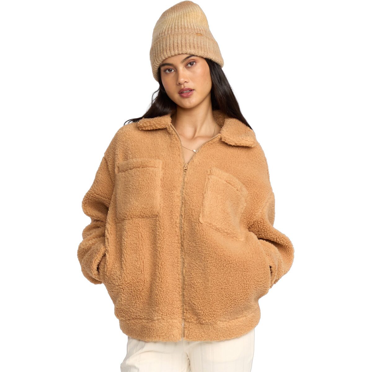 Billabong Billabong Resound Sherpa Shacket - Women's Dusty Trails, XS