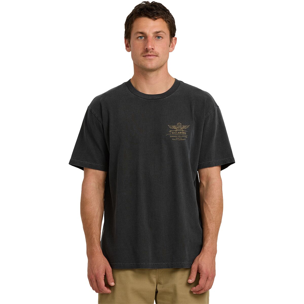 Image of Billabong Wingspan Garage Short-Sleeve T-Shirt - Men's Washed Black, S