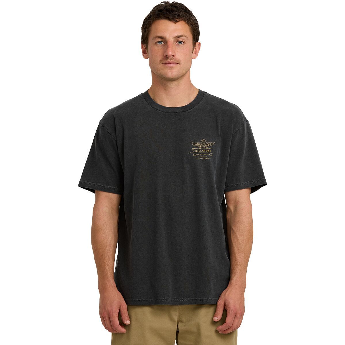 Image of Billabong Wingspan Garage Short-Sleeve T-Shirt - Men's Washed Black, S