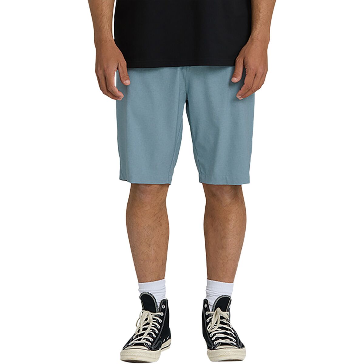 Image of Billabong Crossfire Mid Submersible 19in Short - Men's Blue Fog, 30