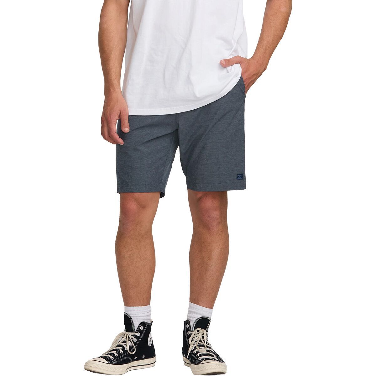 Image of Billabong Crossfire Mid Submersible 19in Short - Men's Navy, 38