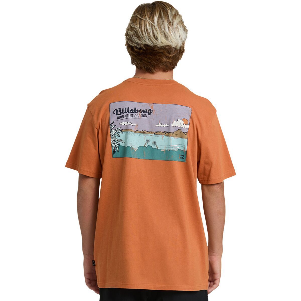 Image of Billabong Post Cards Adiv Premium Shirt - Men's Dusty Orange, XL