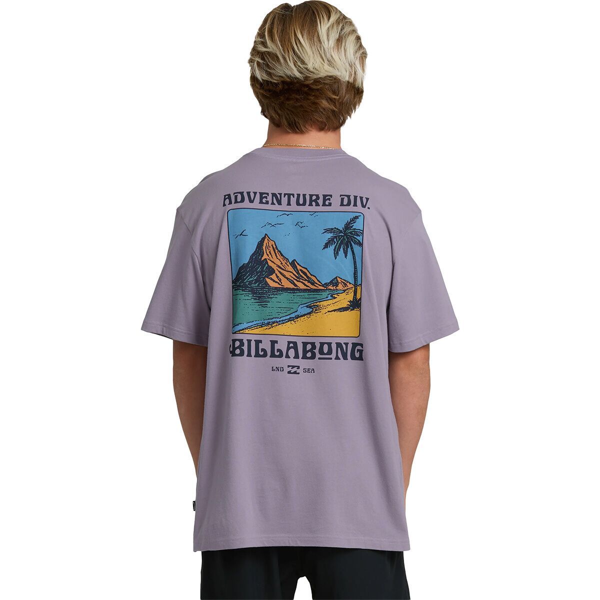 Image of Billabong Post Cards Adiv Premium Shirt - Men's Purple Ash, XL