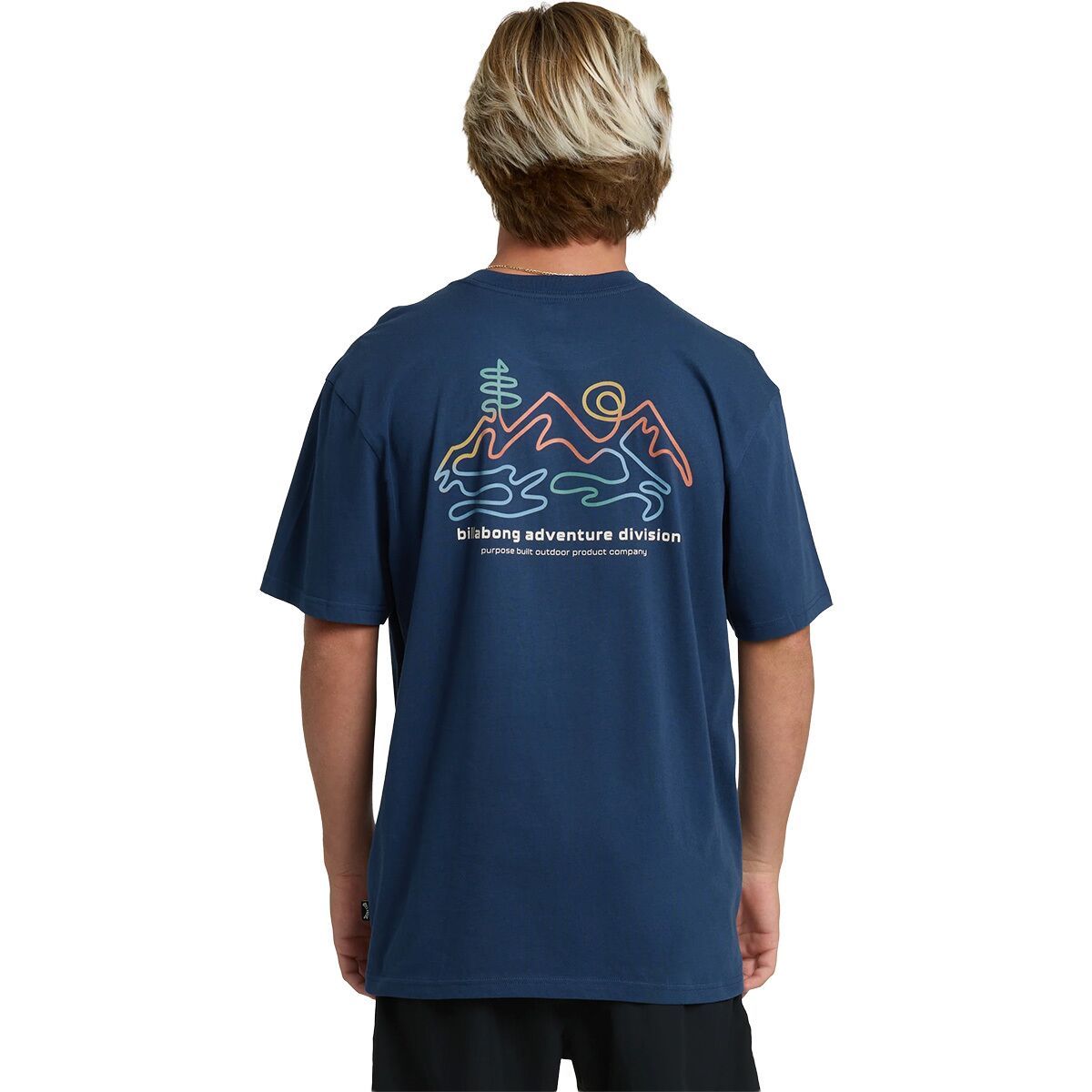 Image of Billabong Range Adiv Premium Short-Sleeve Shirt - Men's Dark Blue, L