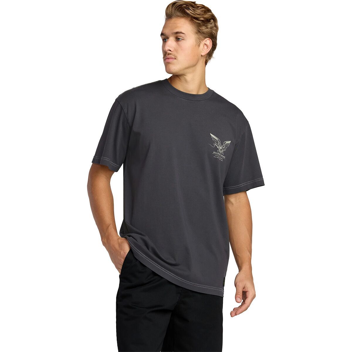 Image of Billabong Bird Of Prey Garage OG T-Shirt - Men's Washed Black, L
