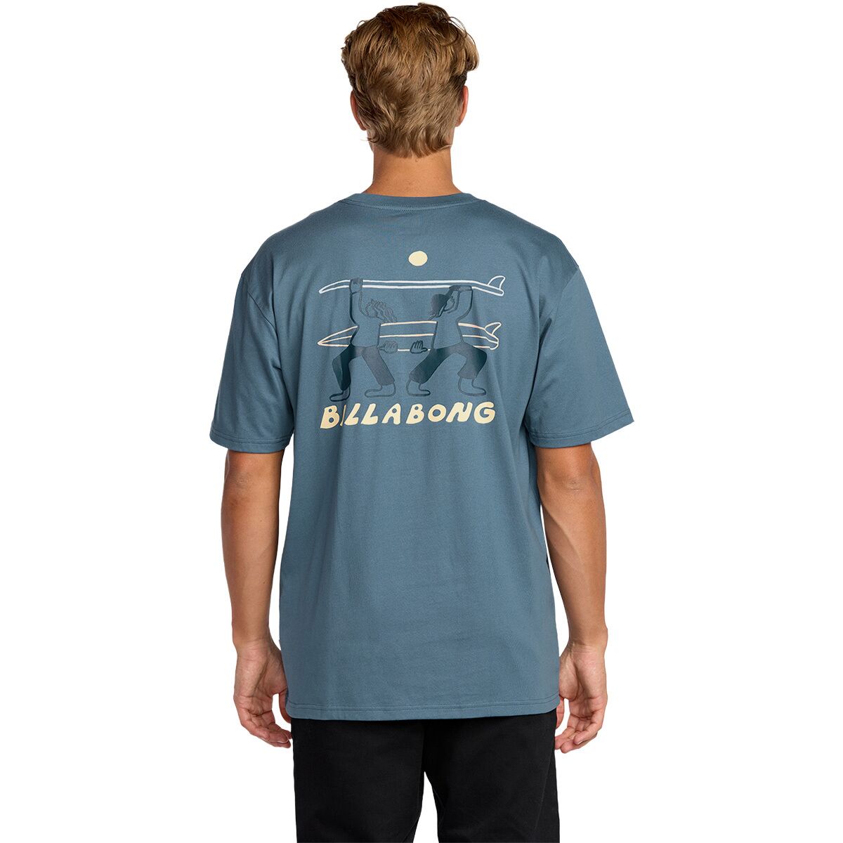 Image of Billabong Split The Peak Regular T-Shirt - Men's Steel Blue, S