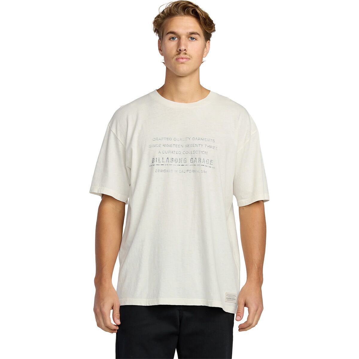 Image of Billabong The Label Garage Regular T-Shirt - Men's Off White, S