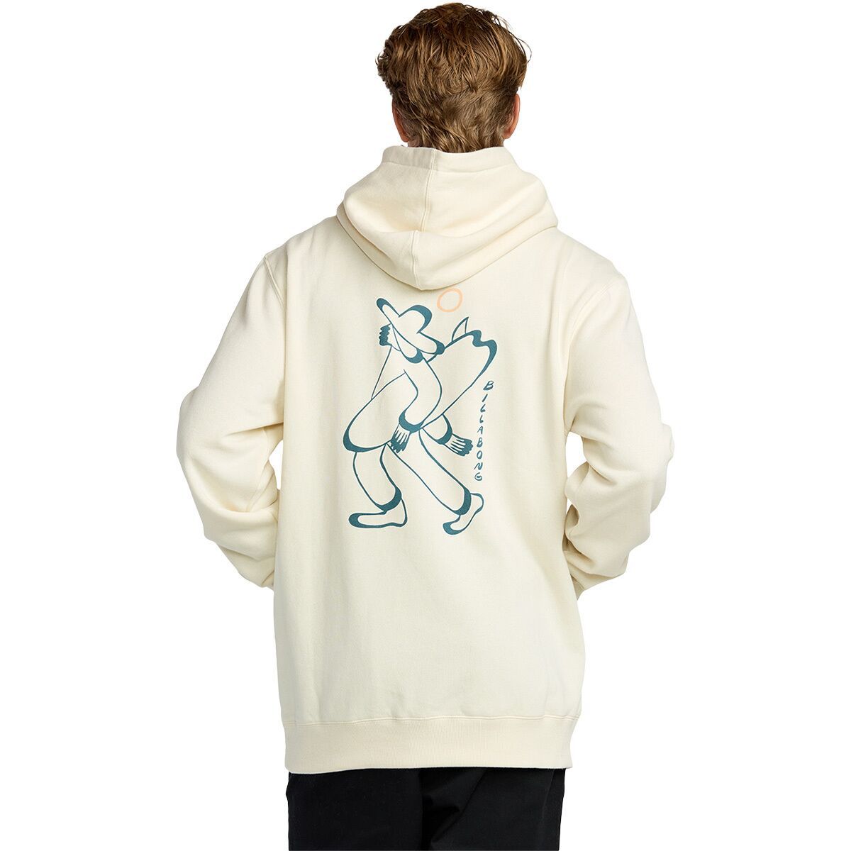 Image of Billabong Up The Beach Pullover Hoodie - Men's Off White, S