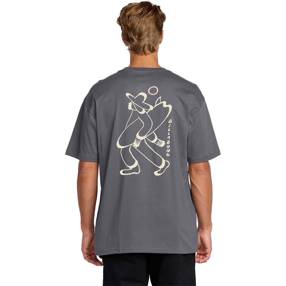 Image of Billabong Up The Beach Regular T-Shirt - Men's Char, S
