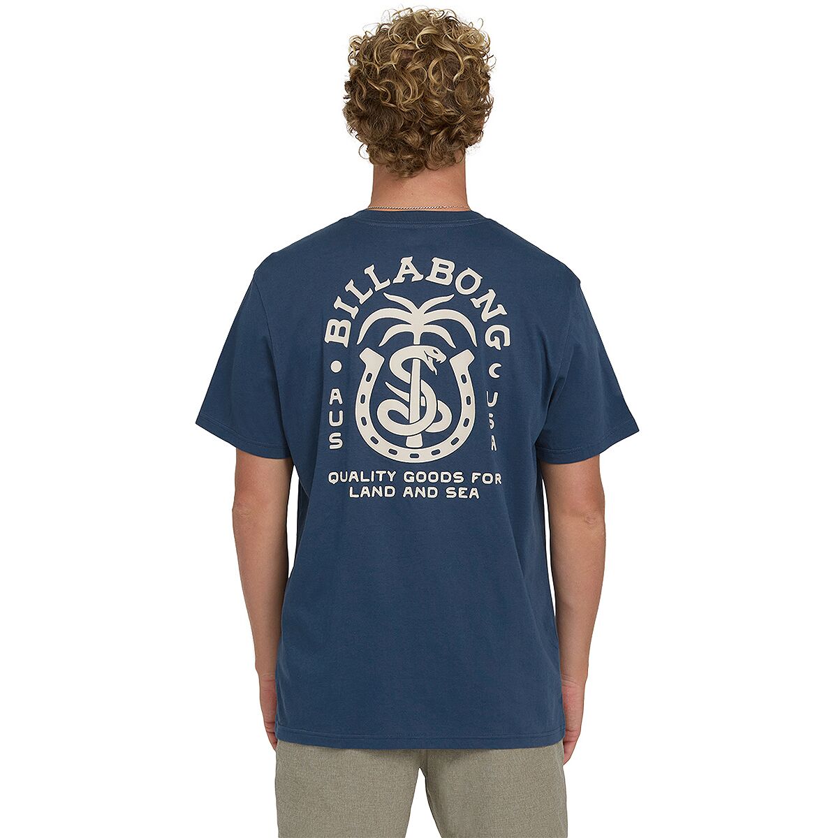 Image of Billabong Forge Premium T-Shirt - Men's Dark Denim, L