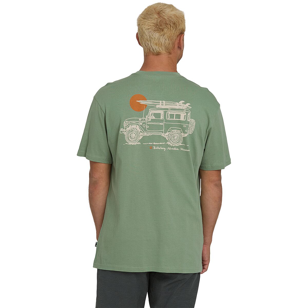 Image of Billabong Making Tracks Premium T-Shirt - Men's Hedge Green, S