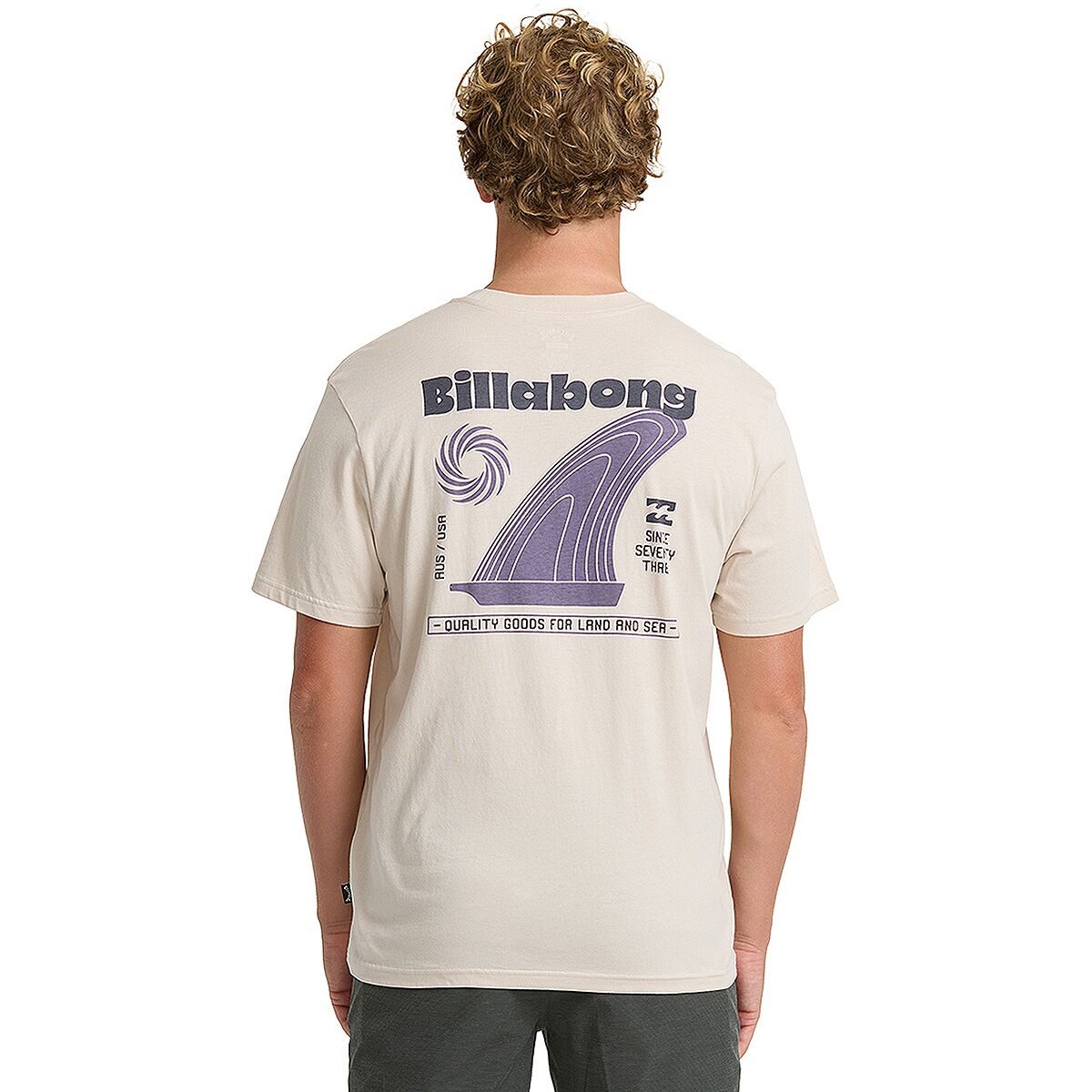 Image of Billabong Single Fin Premium Shirt - Men's Oatmeal, XL
