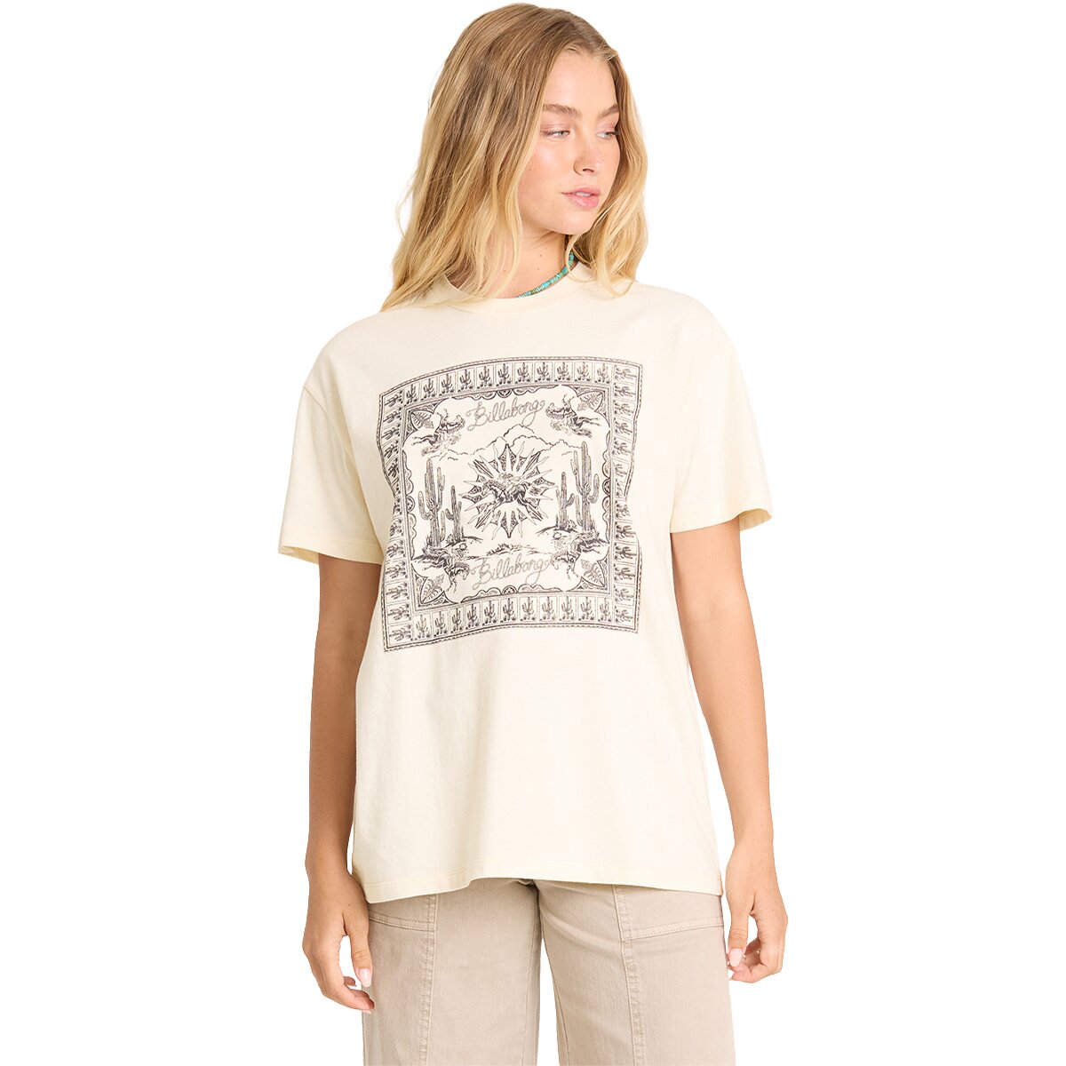 Image of Billabong Heading West Short-Sleeve T-Shirt - Women's White Cap, XS